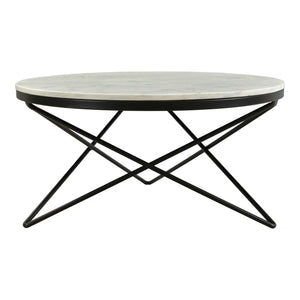 Haley Coffee Table with Marble Top