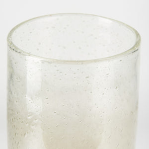 Adriatic II Large Brushed Gold Metal Glass Vase