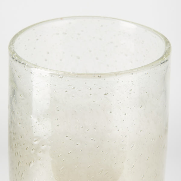 Adriatic II Large Brushed Gold Metal Glass Vase