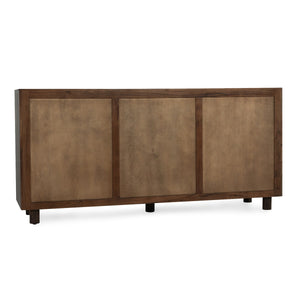 Jaxon Solid Wood 9-Drawer Dresser in Cocoa Brown