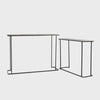 Jonah Aluminum Console Tables Set of 2 - Brass Antique