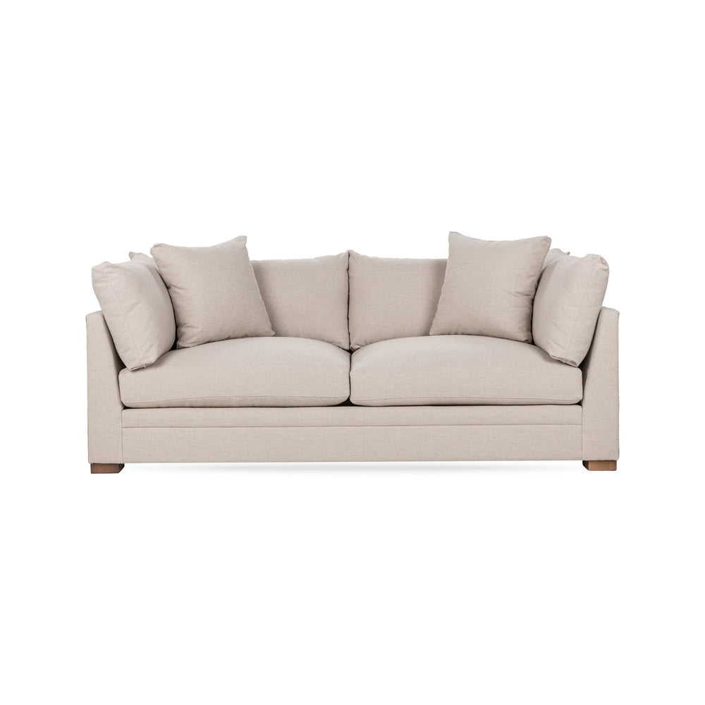 Audrey Sofa in Dawn-Twine with Feather-and-Down Cushions