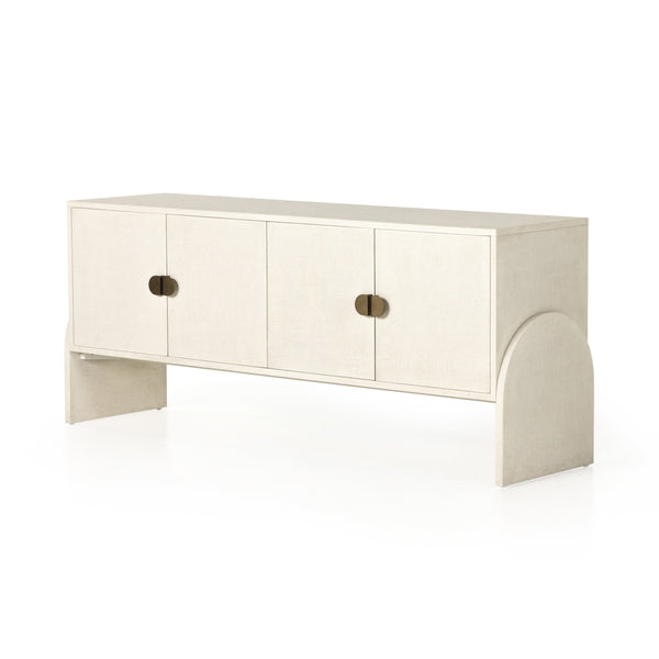 Cressida Sideboard In Ivory Painted Linen