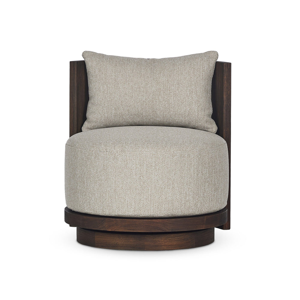 Ozzy Outdoor Swivel Chair - Ramiro Ecru