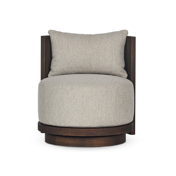Ozzy Outdoor Swivel Chair - Ramiro Ecru