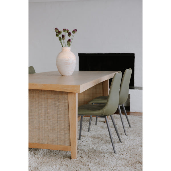Moe's Alibi Dining Chair Set of 2 in Dark Green