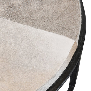 Hayword Hide-Covered Nesting Coffee Tables – Set of 2