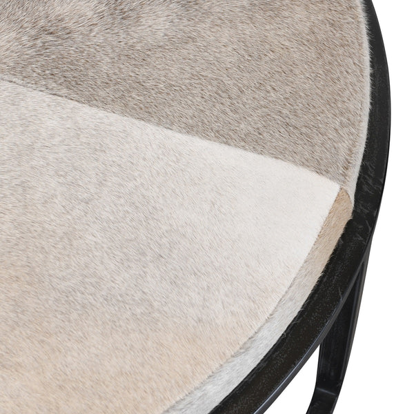 Hayword Hide-Covered Nesting Coffee Tables – Set of 2