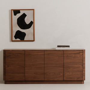 Round Off Sideboard in Walnut Brown