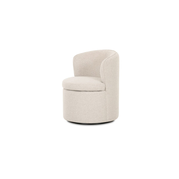Moe's Dane Swivel Dining Chair in Beige