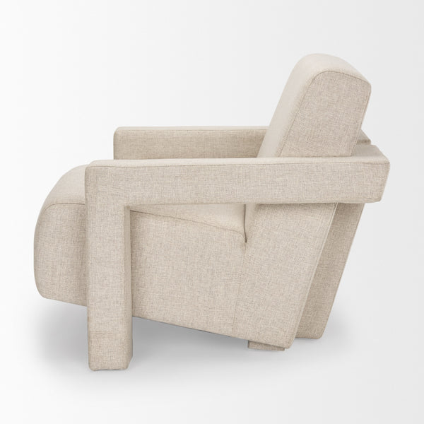 Sovereign Oatmeal Fully Upholstered Accent Chair