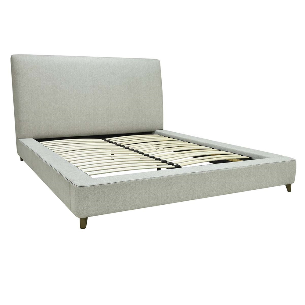 Tate Upholstered Queen Bed with Solid Wood Frame