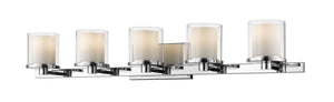 Schema 5 Light Vanity in Chrome  Finish