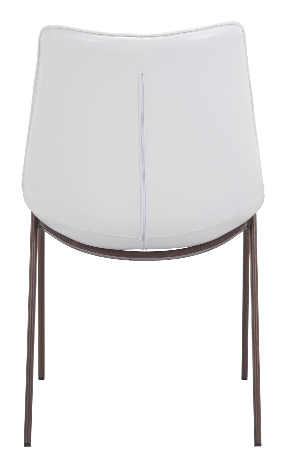 Magnus Dining Chair (Set of 2) White & Walnut
