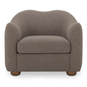 Moe's Bria Accent Chair with Brown Upholstery