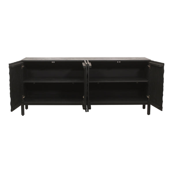 Misaki Sideboard in Black Oak Finish