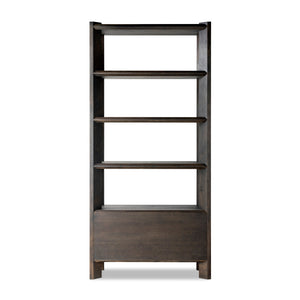 Orwin Bookshelf in Smoked Black Oak