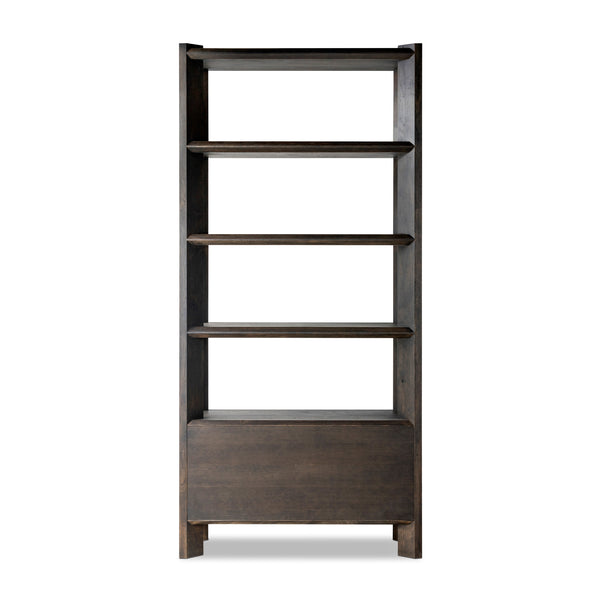 Orwin Bookshelf in Smoked Black Oak