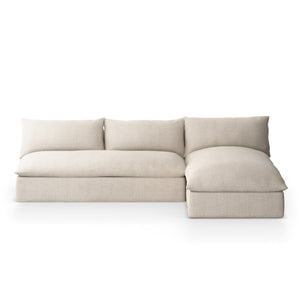 Grant Outdoor 2 Pc Sectional In Faye Sand