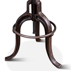 Wellington Adjusting Stool, Brown