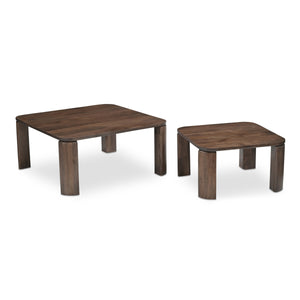 Moe's Bailey Nesting Coffee Table in Deep Brown