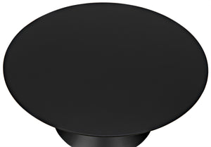 Zasa Side Table, Black Steel
