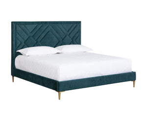 ELIZIO BED - KING - DANNY TEAL