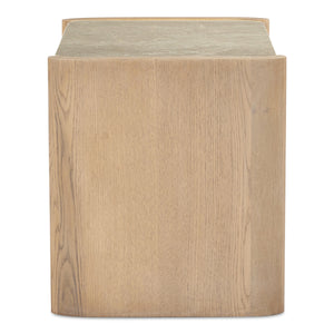 Moe's Lane Nightstand with Marble Top