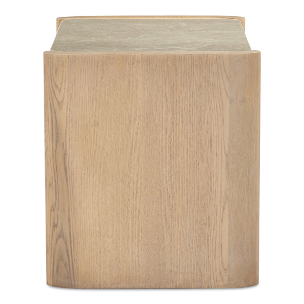 Moe's Lane Nightstand with Marble Top