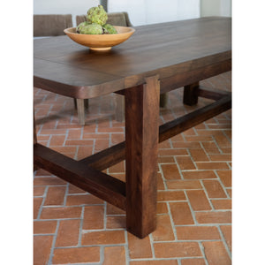 Moe's Wilson Dining Table Small Warm Brown