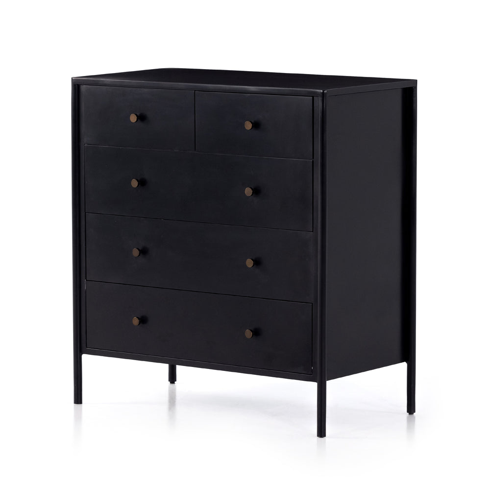Soto 5 Drawer Dresser In Black