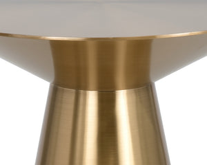 Carmel Side Table - Yellow Gold
