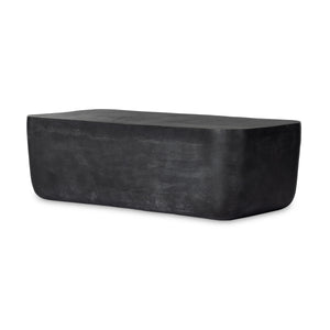 Basil Outdoor Rectangle Coffee Table Large In Grey