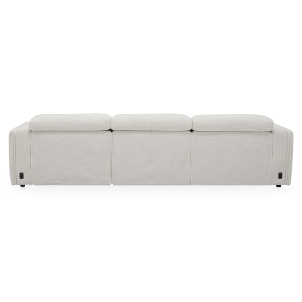 Wilder Power Recliner Sofa in Flecked Oat