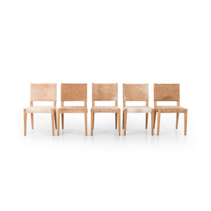 Villa Dining Chair In Light Hair On Hide
