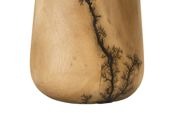 Lightning Vase, Mango Wood, Tall