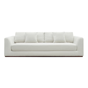 Moe's Rue Sleeper Sofa Off White with Feather Fill