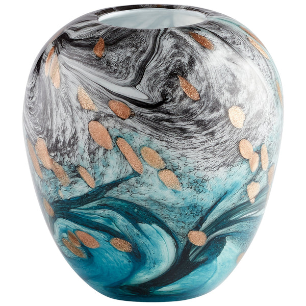Small Prismatic Vase in Multi Colored