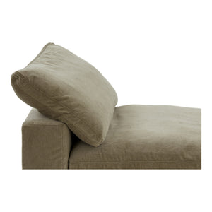 Moe's Clay Slipper Chair in Desert Sage