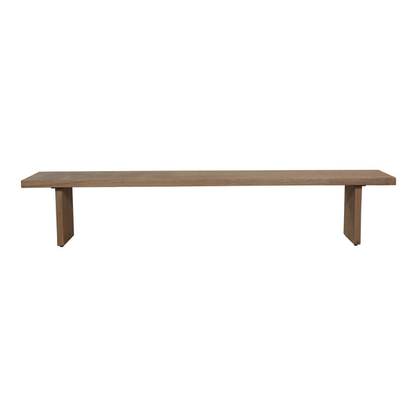 Moe's Koshi Bench Sandblasted Amber Oak