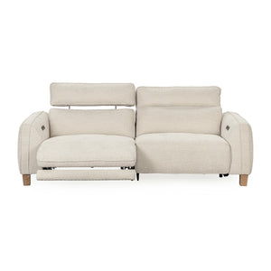 Conway Power Recliner Sofa with Dual Recline - Ivory