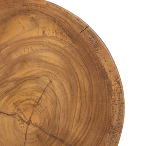 Jovie Outdoor End Table In Natural Teak