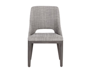 ESTRADA DINING CHAIR - NAYA CHECK LIGHT GREY