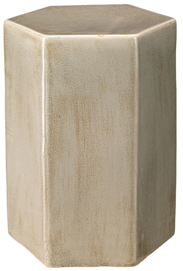 Porto Ceramic Indoor/Outdoor Side Table-Large, Pistachio