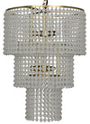 Fatima Chandelier, Antique Brass