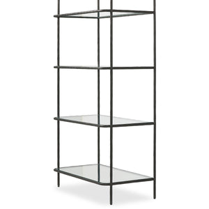 Swinton Bookcase - Hammered Gunmetal