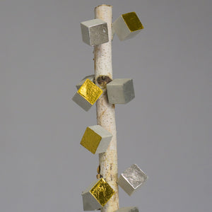Birch Pole with Cube Pivot Wall Play