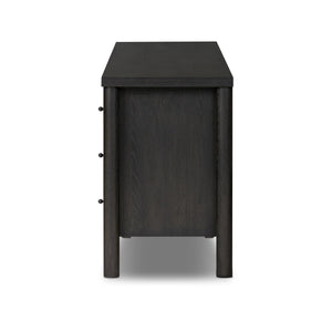 Roark 6 Drawer Dresser - Ebony Oak Veneer