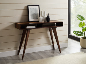 Azara Tiger Console Table, Sable