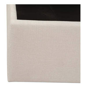 Moe's Sebastion King Storage Bed in Beige